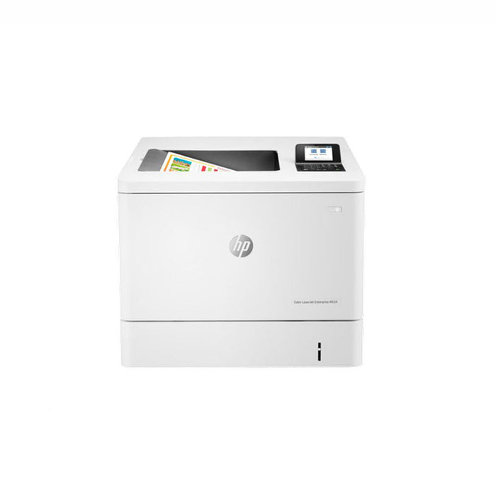 HP LaserJet Enterprise M554dn 600 x 600 dpi 35 ppm USB, Ethernet Automatic Duplex Printing 8-inch Touch Screen LCD Display Desktop Color Laser Printer - 7ZU81A