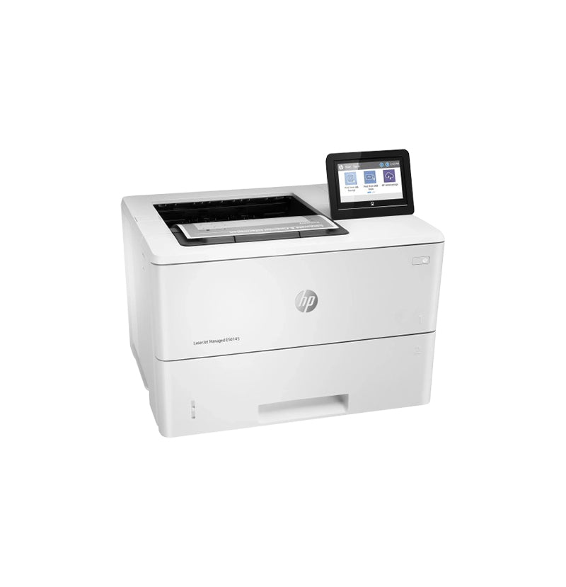 HP LaserJet Managed E50145dn 1200 x 1200 dpi 43 ppm USB, Ethernet Automatic Duplex Printing 4.3-inch Touch Screen LCD Display Desktop Monochrome Laser Printer - 1PU51A