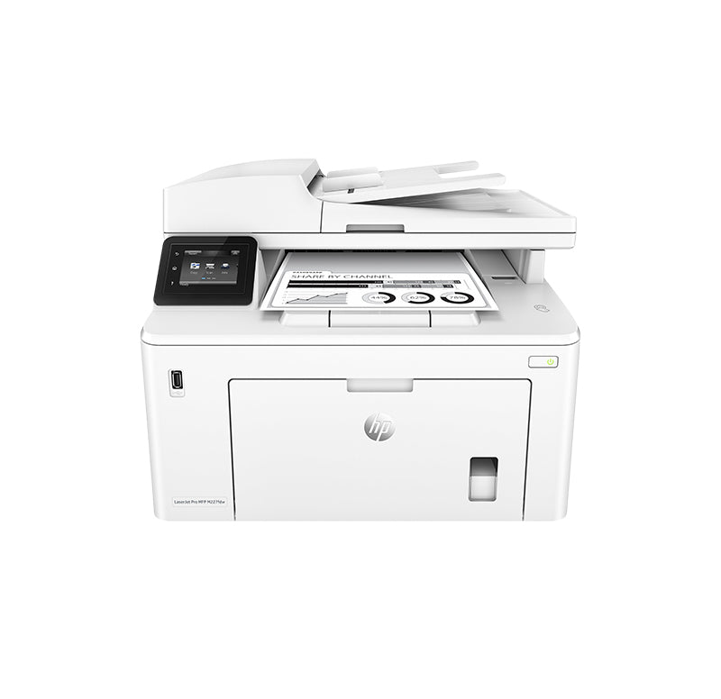 HP LaserJet Pro M227fdw 1200 x 1200 dpi 30 ppm USB, Ethernet, Wi-Fi, NFC Automatic Duplex Printing 2.7-inch Touch Screen LCD Display Desktop Monochrome Laser Multifunction Printer - G3Q75A