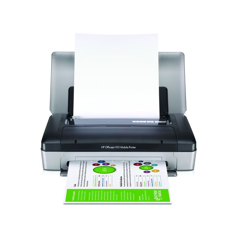 HP OfficeJet 100 4800 x 1200 dpi 18 ppm USB, Bluetooth Desktop Mobile Color InkJet Printer - CN551A#B1H