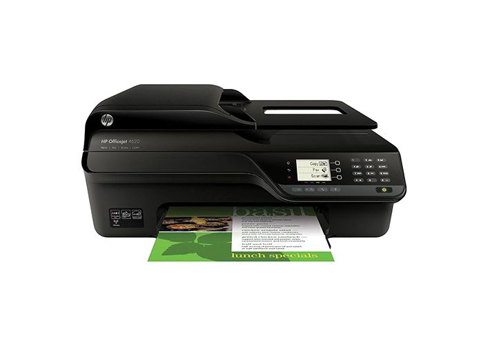 HP OfficeJet 4620 4800x1200 dpi Black 8ppm / Color 7.5ppm Wireless e-All-in-One Thermal Color Inkjet Printer - CZ152A