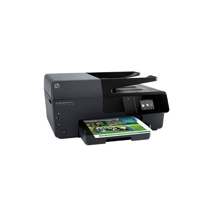 HP Officejet Pro 6830 Black 600 x 1200 dpi / Color 4800 x 1200 dpi Black 18 ppm / Color 10 ppm USB, Ethernet, Wireless All-in-One Inkjet Printer - E3E02A#B1H
