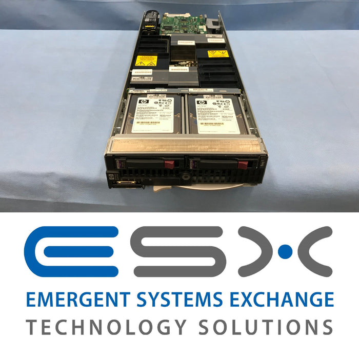 HP Proliant BL460c G6 2x QC E5520 @ 2.26GHz 128GB RAM 2x 146GB 10k 2.5" SAS