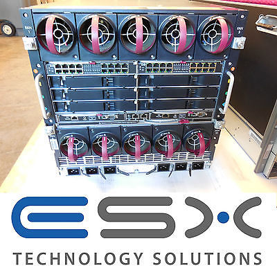 HP Proliant C7000 Blade Center Chassis W/16 x BL465c G7 2x6174 PN:403220-B21
