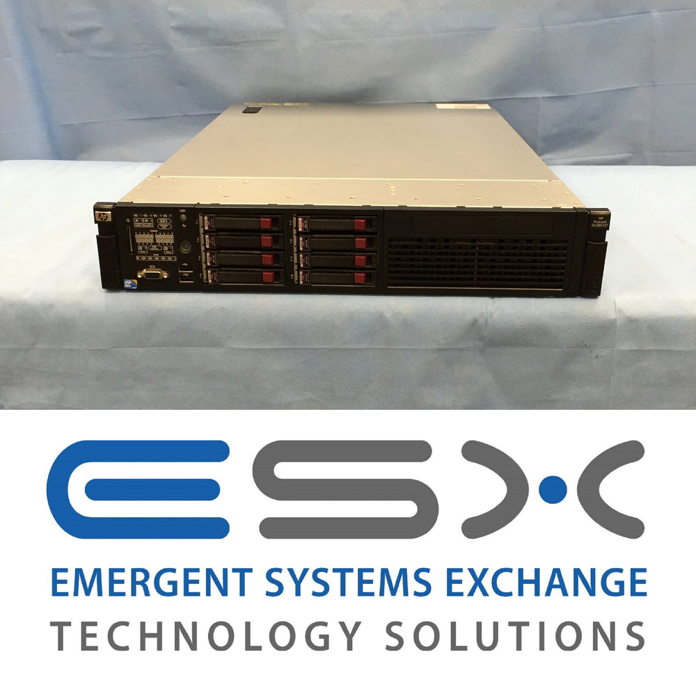 HP Proliant DL380 G7 2x QC E5620 @ 2.4GHz 32GB RAM No HDD 512MB Cache Rack Kit