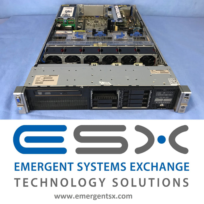 HP Proliant DL380p G8 2U Server - 2x 12-Core E5-2695v2 @ 2.4GHz 128GB RAM P420i