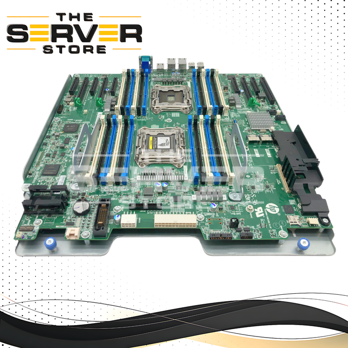 HP Proliant ML350 Gen 9 System Board, Dual Intel E5-2600 V3 CPU Sockets, 24x DDR4 DIMM Slots. P/N: 780967-001.