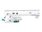 HP Right Cassette Guide Assembly for LaserJet Enterprise M607 / M608 / M609 / E60055 Printer - RM2-1269-000CN