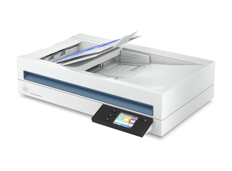 HP ScanJet Pro N4600 fnw1 600 x 600 dpi 40 ppm USB Automatic Duplex Scanning 2.8-inch Touch Screen LCD Display Desktop Flatbed Document Scanner  - 20G07A