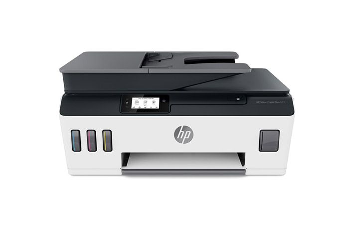 HP Smart Tank Plus 651 4800 x 1200 dpi 11 ppm USB, Ethernet, Wi-Fi Automatic Duplex Printing 2.2-inch Touch Screen LCD Display Desktop Color InkJet All-in-One Printer - 7XV38A