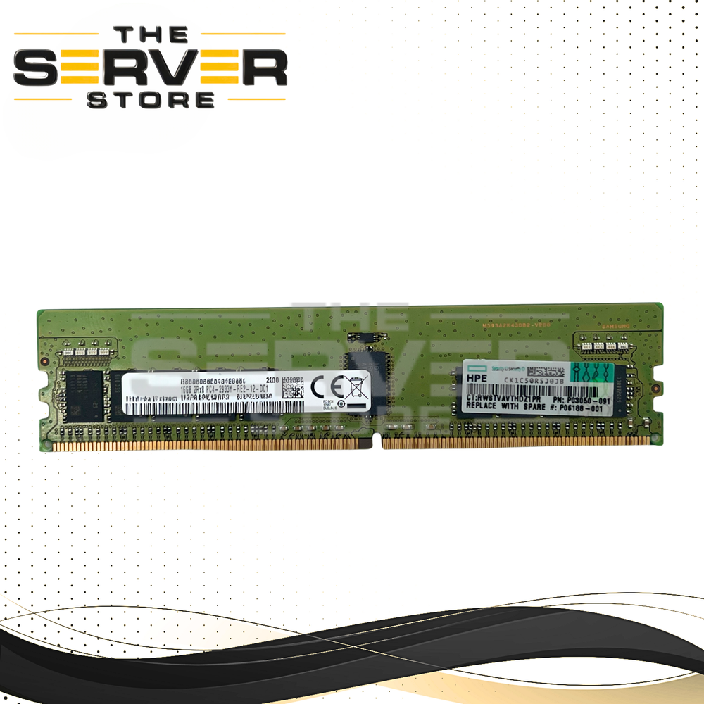 HPE 16GB 2Rx8 DDR4-2933Y PC4-23400 ECC Registered Memory P06188-001 P03050-091