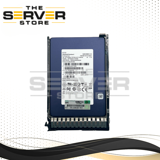 HPE 1.92TB SATA 6G MU SFF SC 2.5" 7mm SSD Micron 5200 MAX Series MK001920GWUGK P07444-003 For HPE ProLiant Server G9 G10 (HPE SC Tray Included)