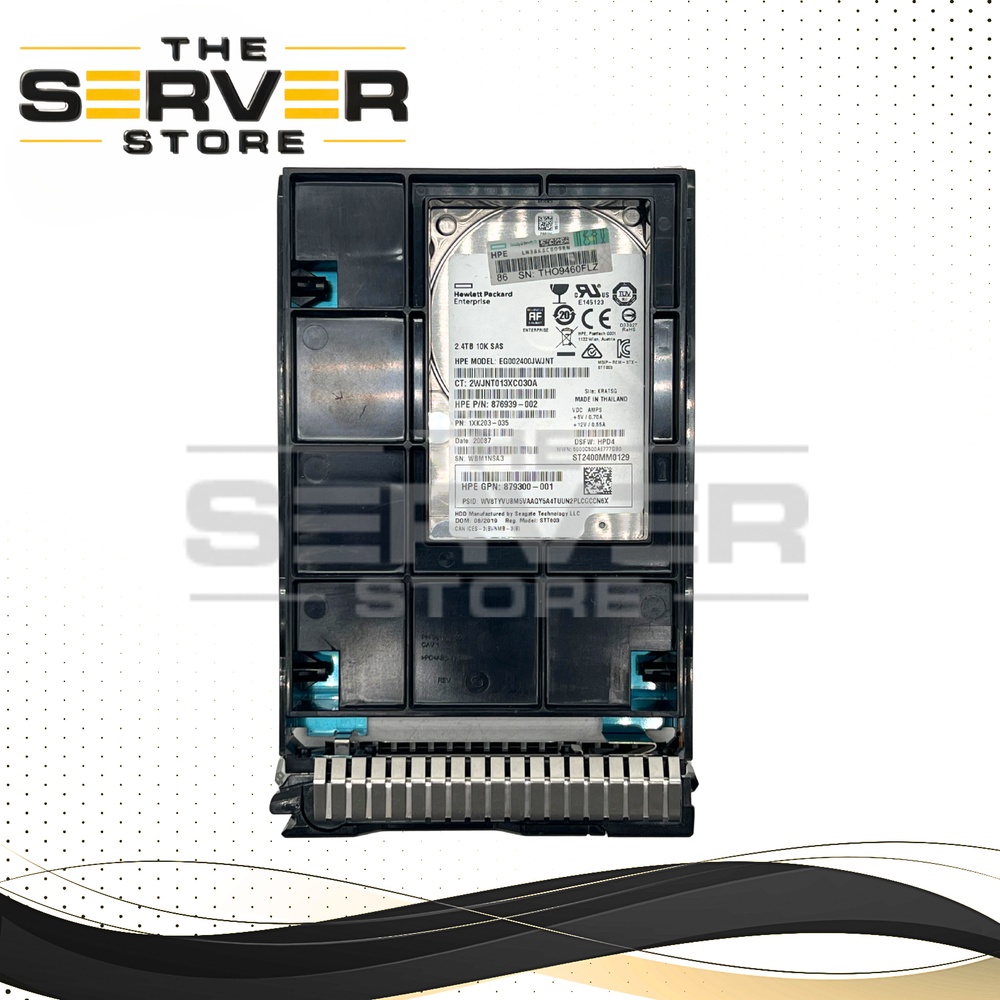 HPE 2.4TB SAS 12G 10K LFF SCC 3.5 HDD Seagate for ProLiant Server Gen 8/9/10/11 ST2400MM0129