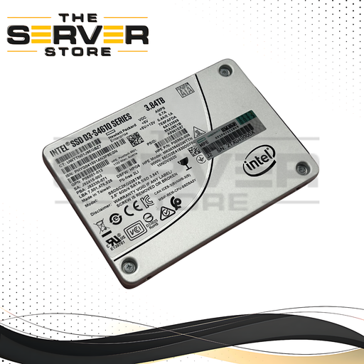 HPE 3.84TB SATA 6G MU SFF 2.5" SSD Intel D3-S4610 Series SSDSC2KG038T8P MK003840GWTTN P05960-005