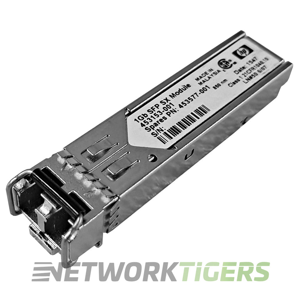 HPE 453153-001 453577-001 1GB BASE-SX 850nm MMF SFP Transceiver