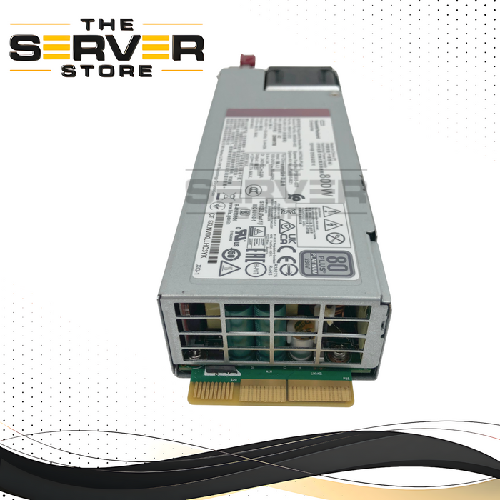 HPE 800W 80+ Platinum Flex Slot Hot-Swap Redundant Power Supply for ProLiant Gen9 & Gen10 Servers. P/N: P39385-001.