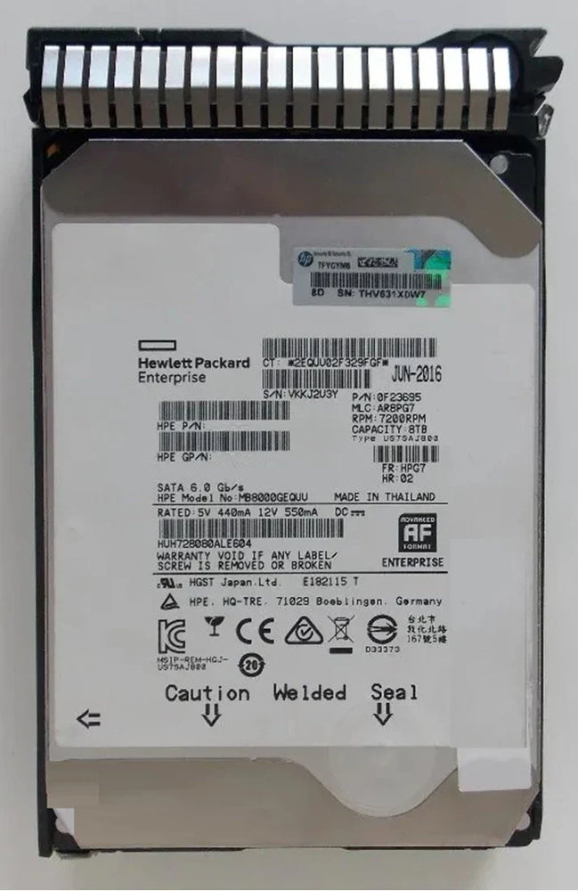 HPE 826464-B21 Midline Hard drive 8 TB SATA 6Gb/s | USED