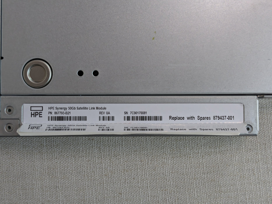 HPE 867793-B21 Synergy 50Gb Interconnect Link Module 879437-001