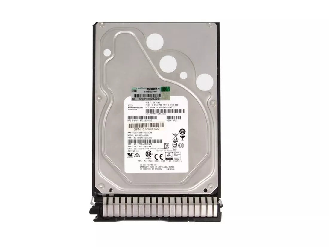 HPE 872291-002 4TB SAS 12G 7.2k DS Lff Midline Hdd-F/S | USED
