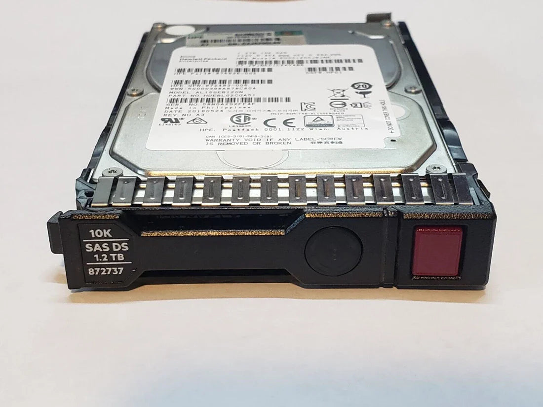 HPE 872483-005 Enterprise Hard drive 1.2 TB SAS 12Gb/s New F/s | USED