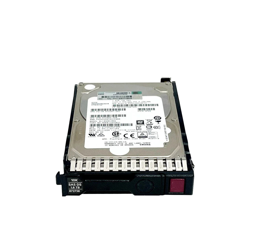 HPE 872483-007 Hard Drive 1.8 TB SAS 12Gb/s New F/s | USED
