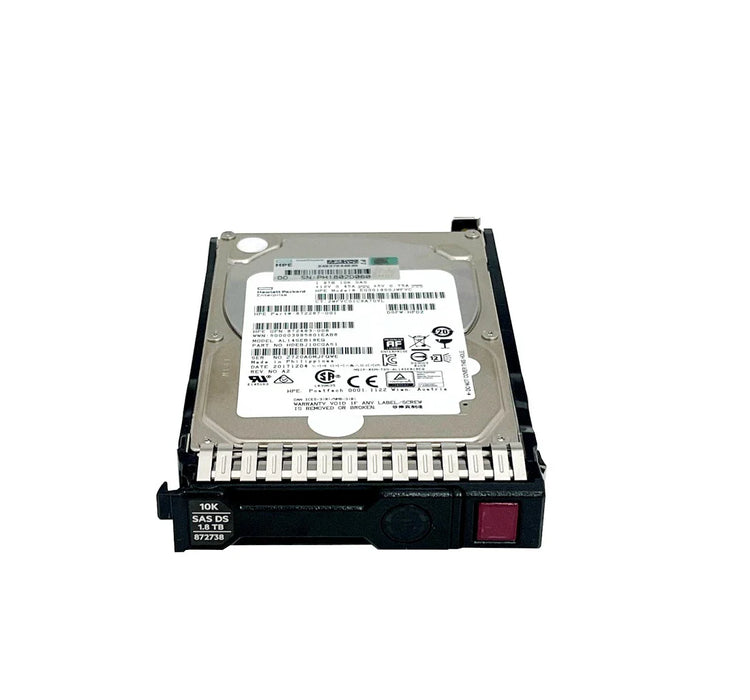 HPE 872483-007 Hard Drive 1.8 TB SAS 12Gb/s New F/s | USED