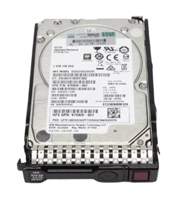 HPE 879299-001 Digitally Signed 512e 2.4TB 10K SAS 12G Sff Sc Ent Hdd F/s | USED