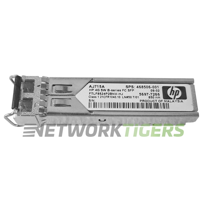 HPE AJ715A 4GB Fibre Channel 850nm 150m DOM Duplex LC MMF SFP Transceiver