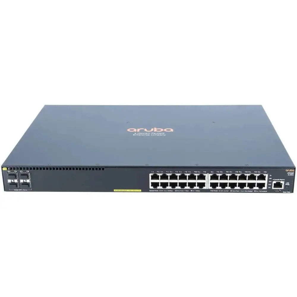 HPE Aruba 2930F 24G PoE+ 4SFP+ Layer 3 Managed Switch (JL255A) - Refurbished