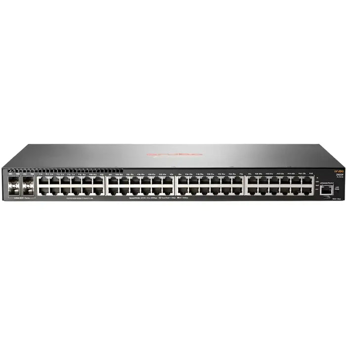 HPE Aruba 2930F 48G 4SFP+ Layer 3 Managed Switch JL254A - Refurbished