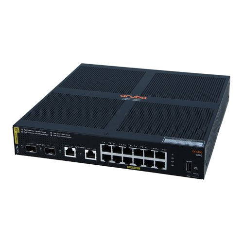 HPE Aruba 6100 12-Ports 10/100/1000BASE-T Ethernet Network Switch with 2-Ports SFP+ - JL679A#B2B