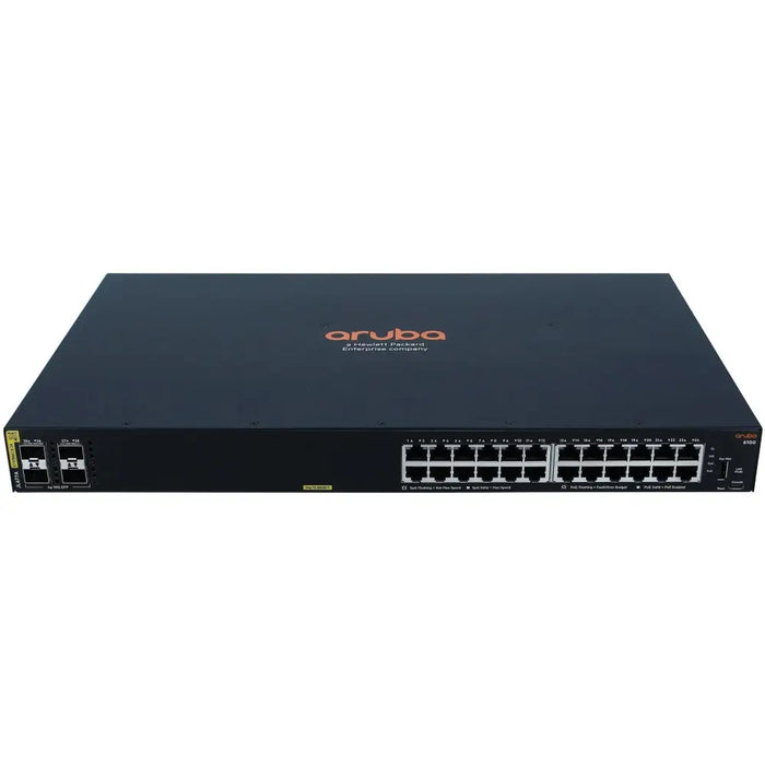 HPE Aruba CX 6100 24G PoE+ 4SFP+ 370W Switch JL677A - New
