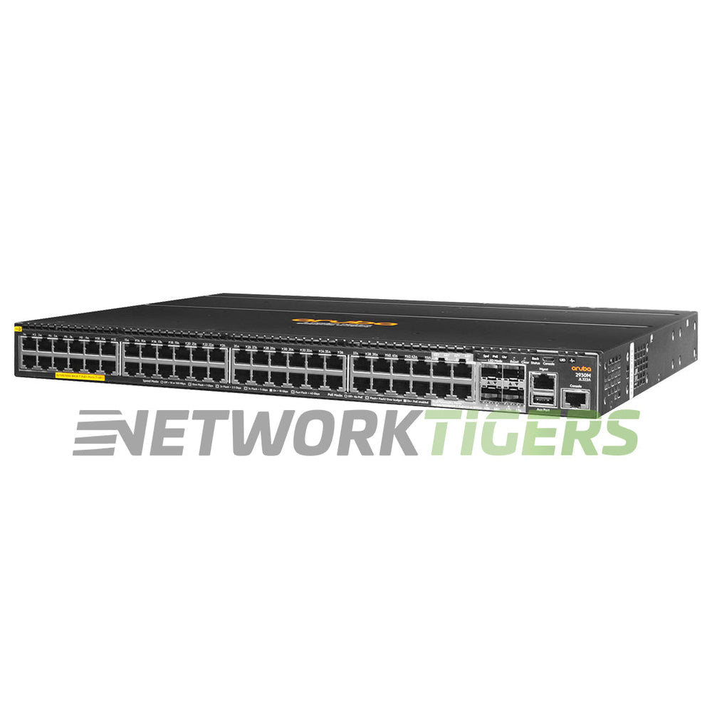 HPE Aruba JL323A 36x 1GB PoE+ RJ45 4x 1GB Combo 8x 10GB PoE+ Copper Switch