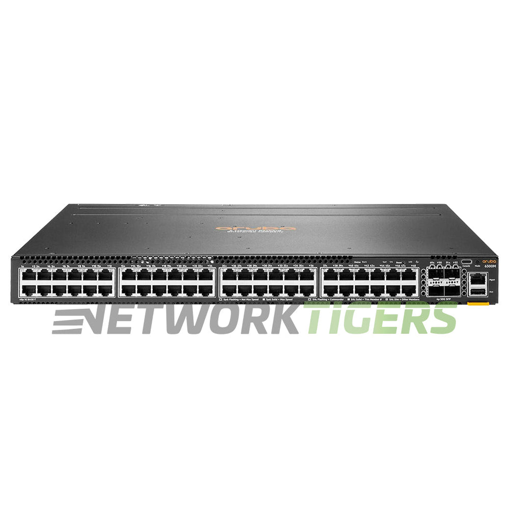 HPE Aruba JL663A CX 6300 Series 48x 1GB RJ45 4x 50GB SFP56 Switch