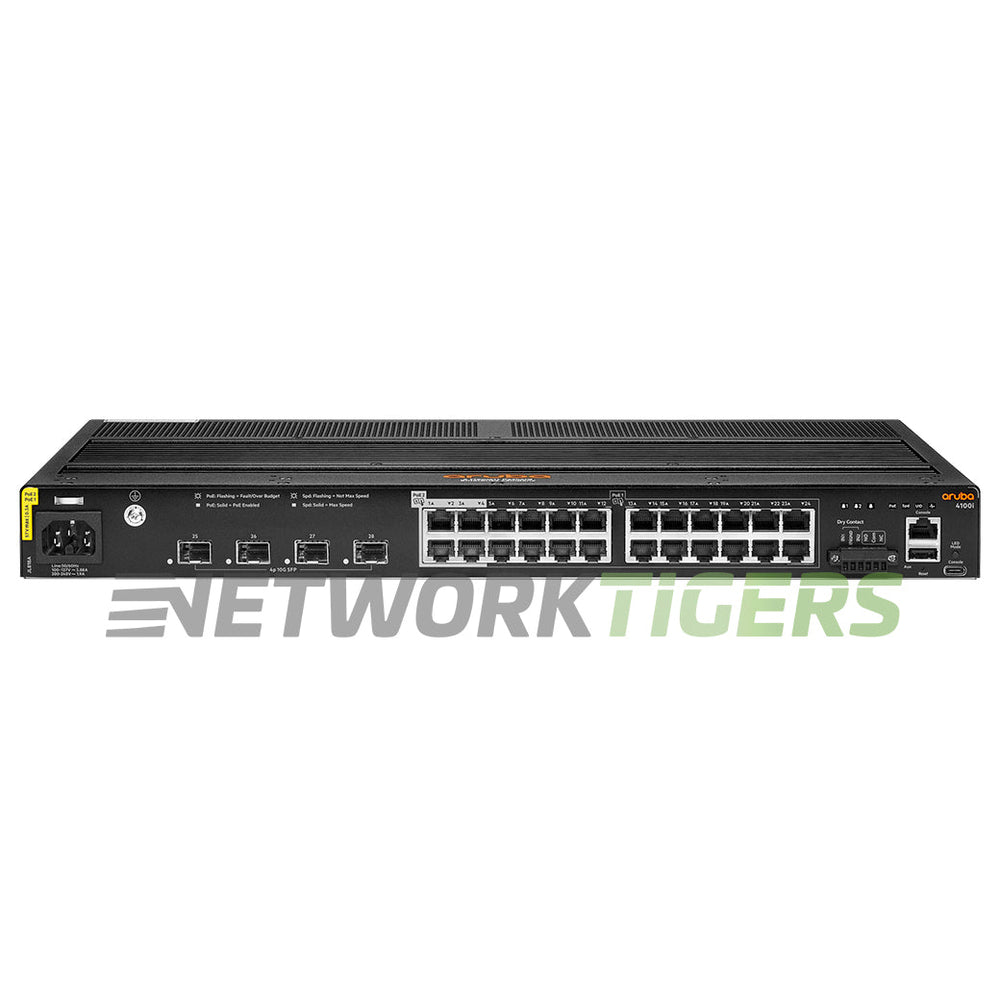 HPE Aruba JL818A CX 4100i Series 24x 1GB PoE RJ45 4x 10GB SFP+ Switch