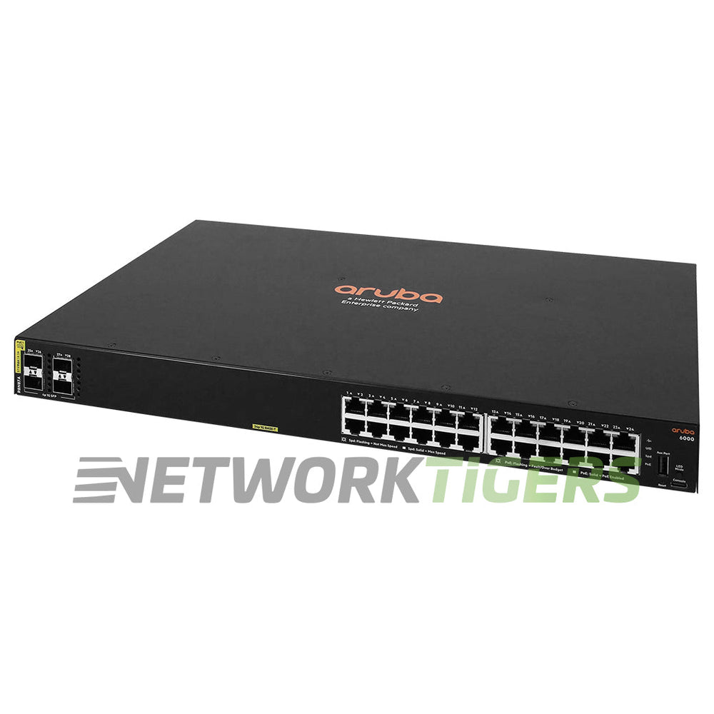 HPE Aruba R8N87A CX 6000 Series 24x 1GB PoE RJ45 4x 1GB SFP Switch