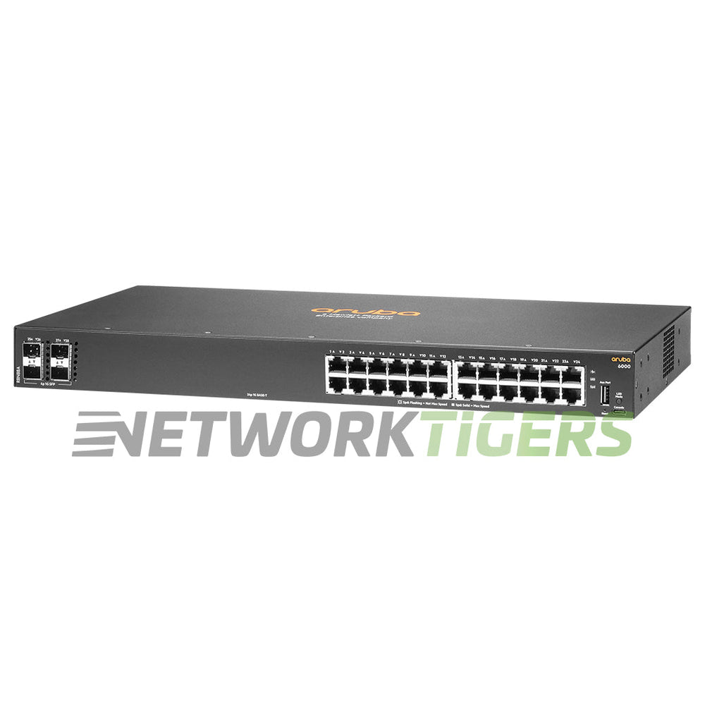 HPE Aruba R8N88A CX 6000 Series 24x 1GB RJ45 4x 1GB SFP Switch