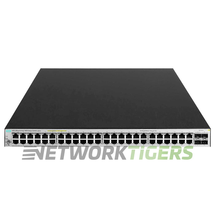 HPE J9984A 1820-48G-PoE+ 1820 Series 48x 1GB PoE+ RJ45 4x 1GB SFP Switch