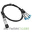 HPE JH700A 1m 40GB QSFP+ to 4x 10GB SFP+ Direct Attach Copper Breakout Cable