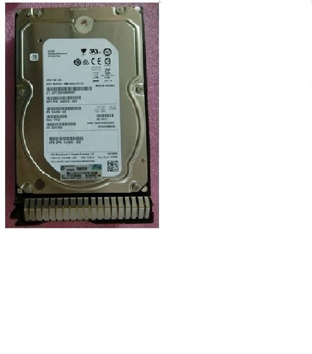 HPE MB002000JWFVN Midline 2TB 7.2k SAS 12G Lff Sc DS Hdd | USED