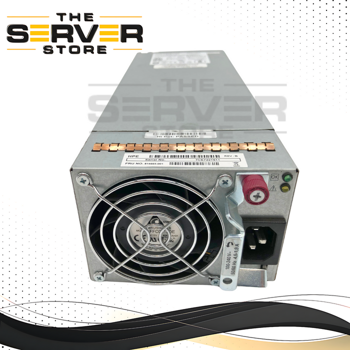 HPE MSA2040 595W Platinum Hot-Swap Power Supply for Synergy 12000 Frame. OEM by Artesyn. P/N: 7001540-J000 REV AH, 81-00000104-00-01 REV: A, 814665-001.