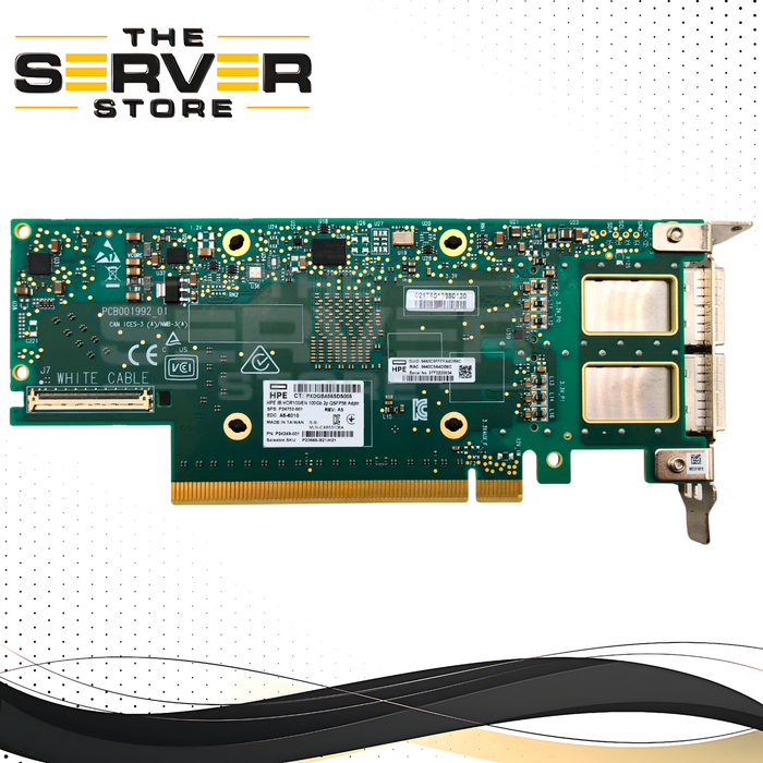 HPE Mellanox ConnectX-6 InfiniBand (HDR100/EDR) and Ethernet 100Gb Dual Port QSFP56 P23666-B21 P24752-001