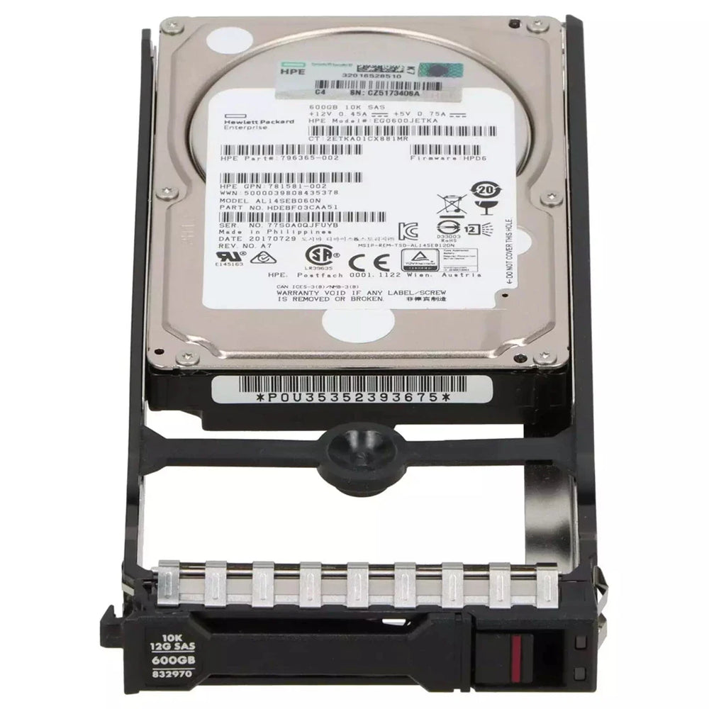 HPE N9X05A 600 GB Hard drive SAS 12Gb/s | USED