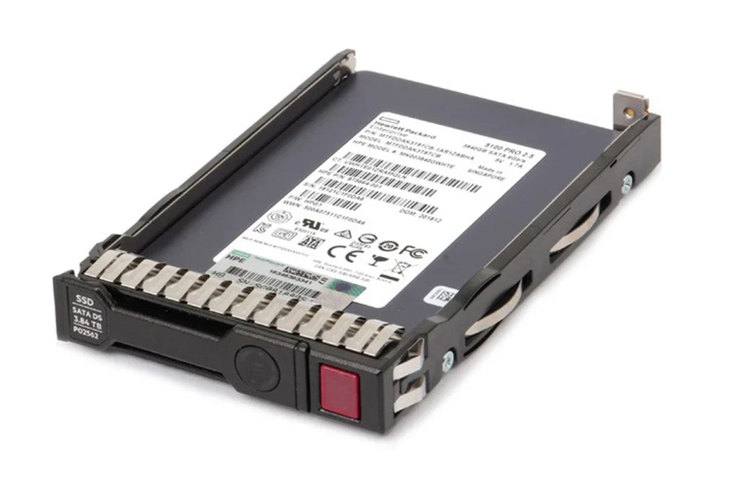 HPE P02562-001 Mixed Use 3.84Tb SATA 6g Sff Sc Mlc DS Ssd | USED