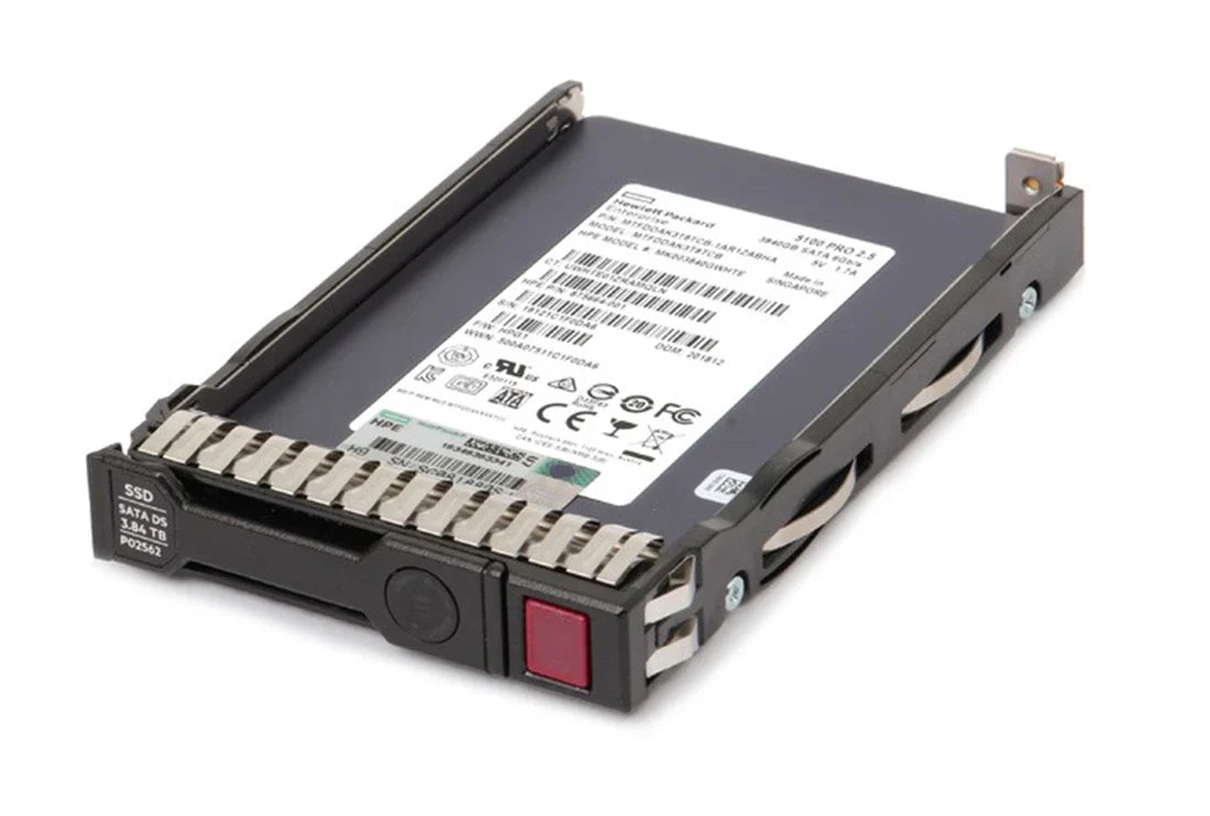 HPE P02562-001 Mixed Use 3.84Tb SATA 6g Sff Sc Mlc DS Ssd | USED