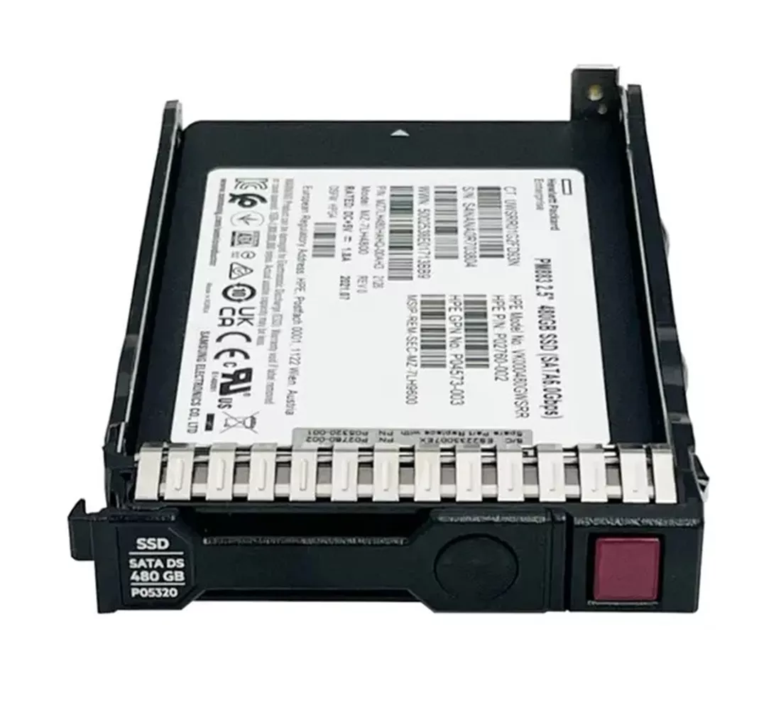 HPE P05320-001 Read Intensive 480Gb SATA 6g Sff DS Ssd | USED