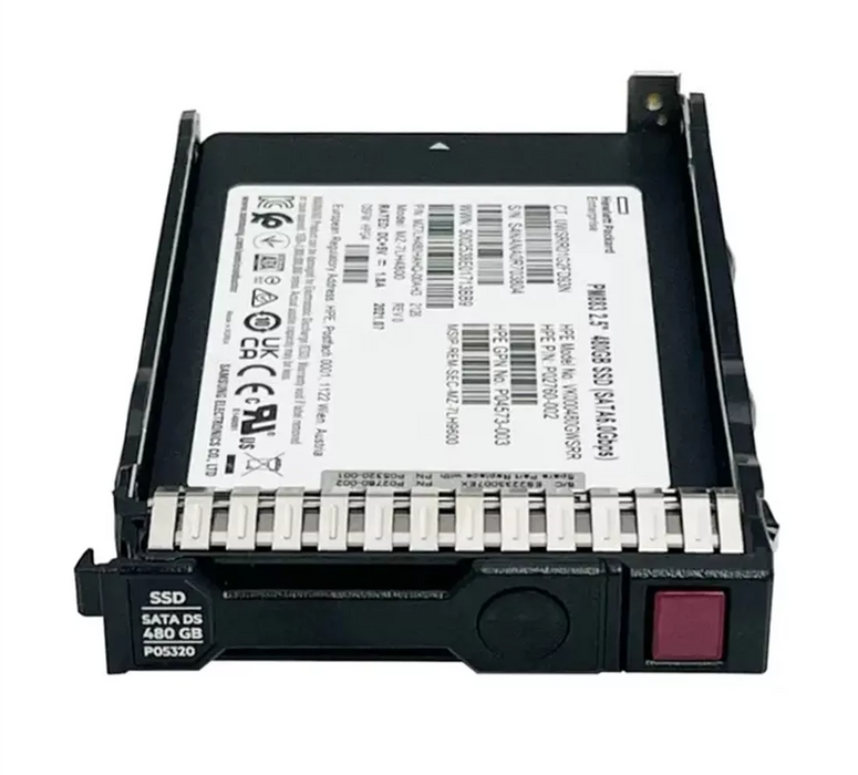 HPE P05320-001 Read Intensive 480Gb SATA 6g Sff DS Ssd | USED