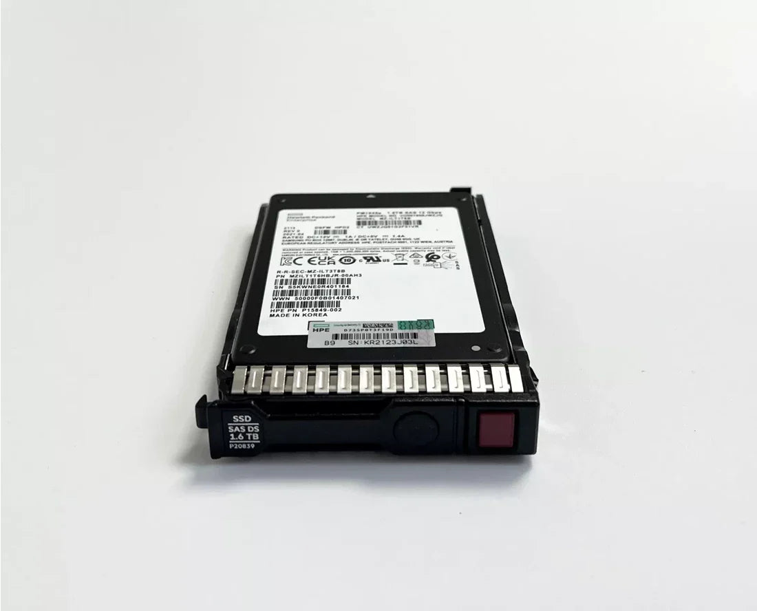 HPE P15849-002 Mixed Use SSD 1.6 TB SAS 12Gb/s | USED