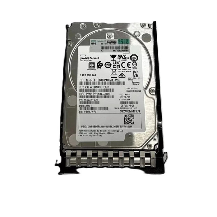 HPE P28354-001 2.4TB 10K SAS 12G Mission Critical 2.5 Inch BC ISE Hdd-F/S | USED