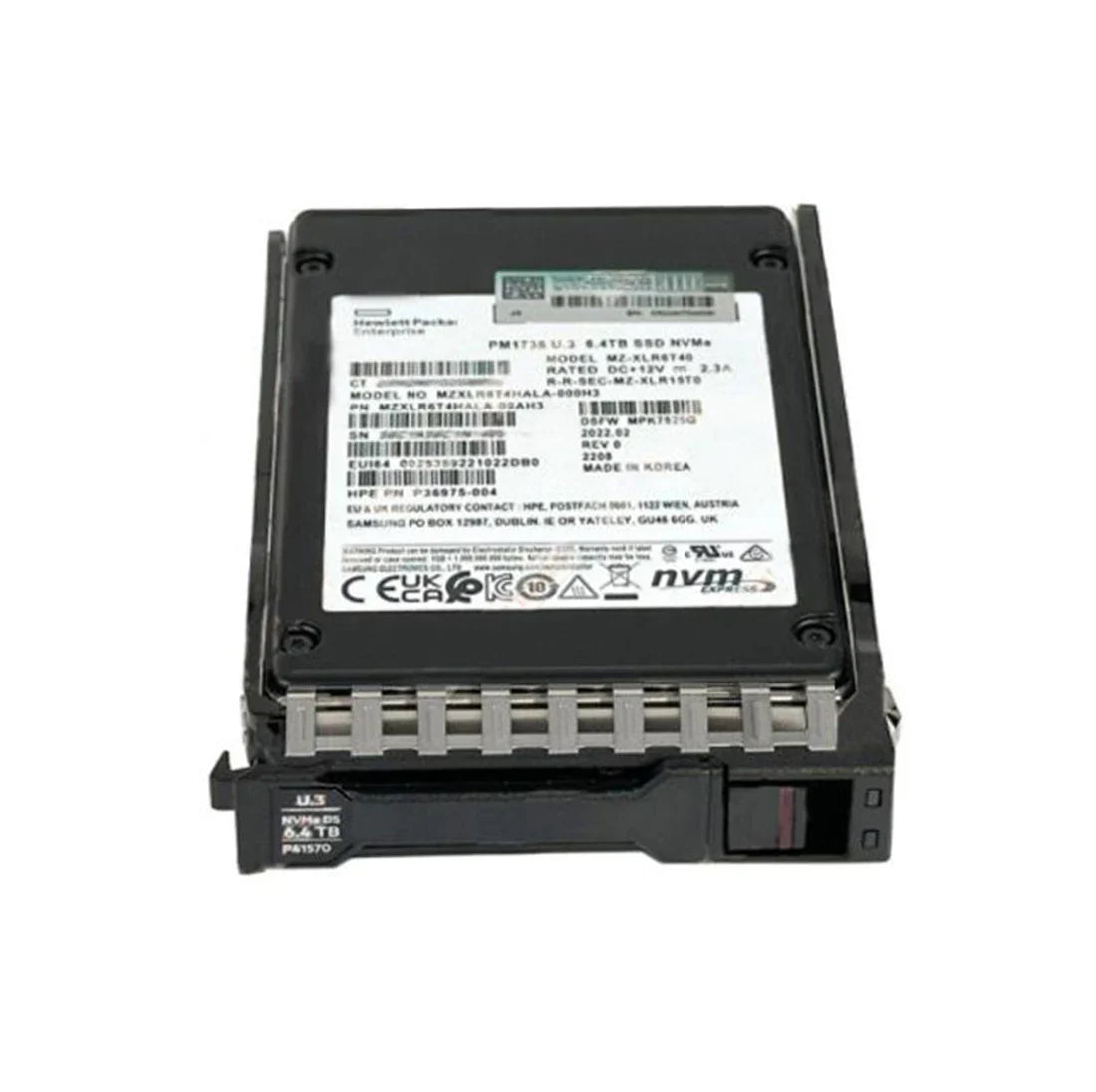 HPE P41008-001 PM1735 6.4 TB Mixed Use SSD PCI Express NVMe 4.0 | USED